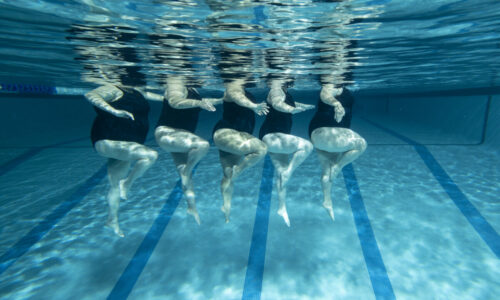 Schwimmen, Plantschen und Posieren